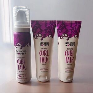 Not Your Mother's Curl Talk Hair Styling Set - Purple and White